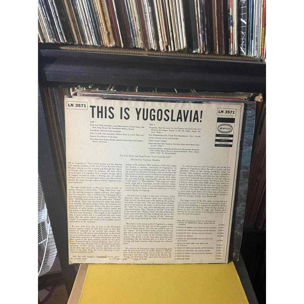 Vladimir Skreblin – This Is Yugoslavia! Vintage 33rpm VG+ AB131 - Picture 2 of 2